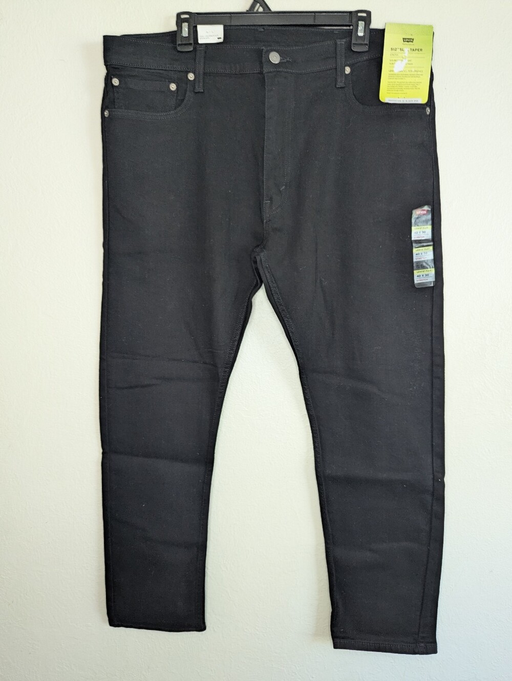 NWT Levi's 512 Slim Taper Stretch Jeans Men's Size 40x30